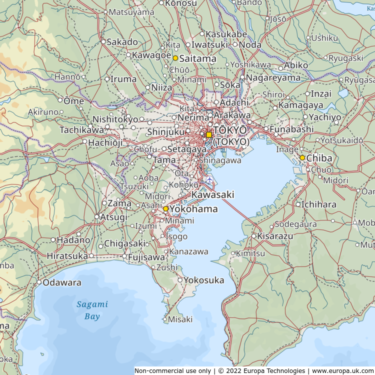 fællesskab Smelte hø Map of Kawasaki, Japan | Global 1000 Atlas