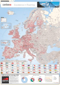 GSM European Coverage Map 2009