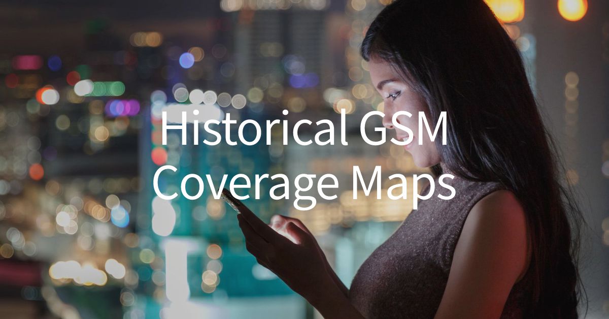 Historical GSM Coverage Maps