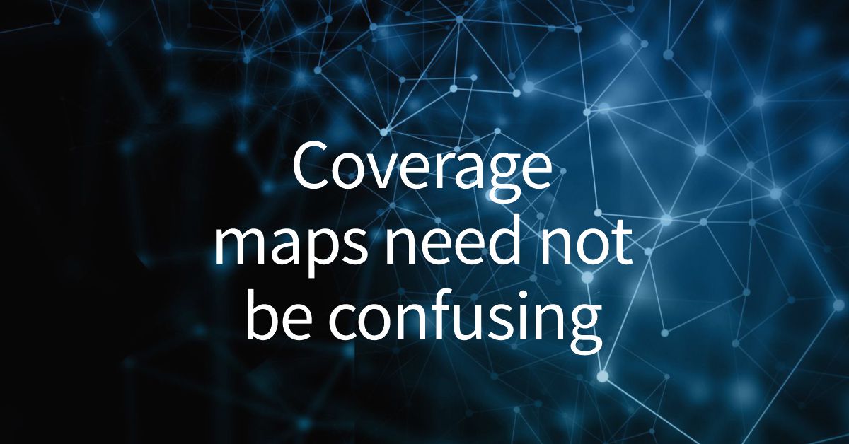 Coverage maps need not be confusing