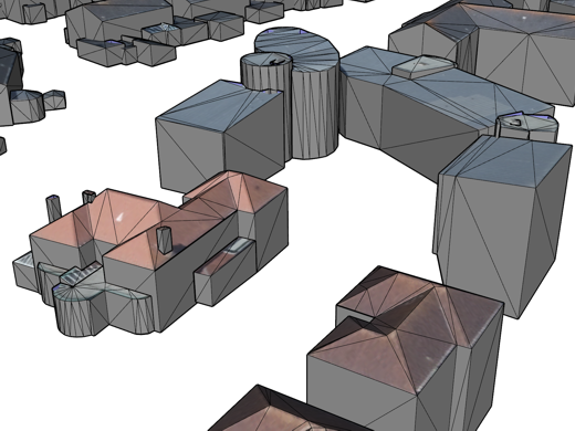 Jersey Vector Basemap - 3D CAD / SketchUp